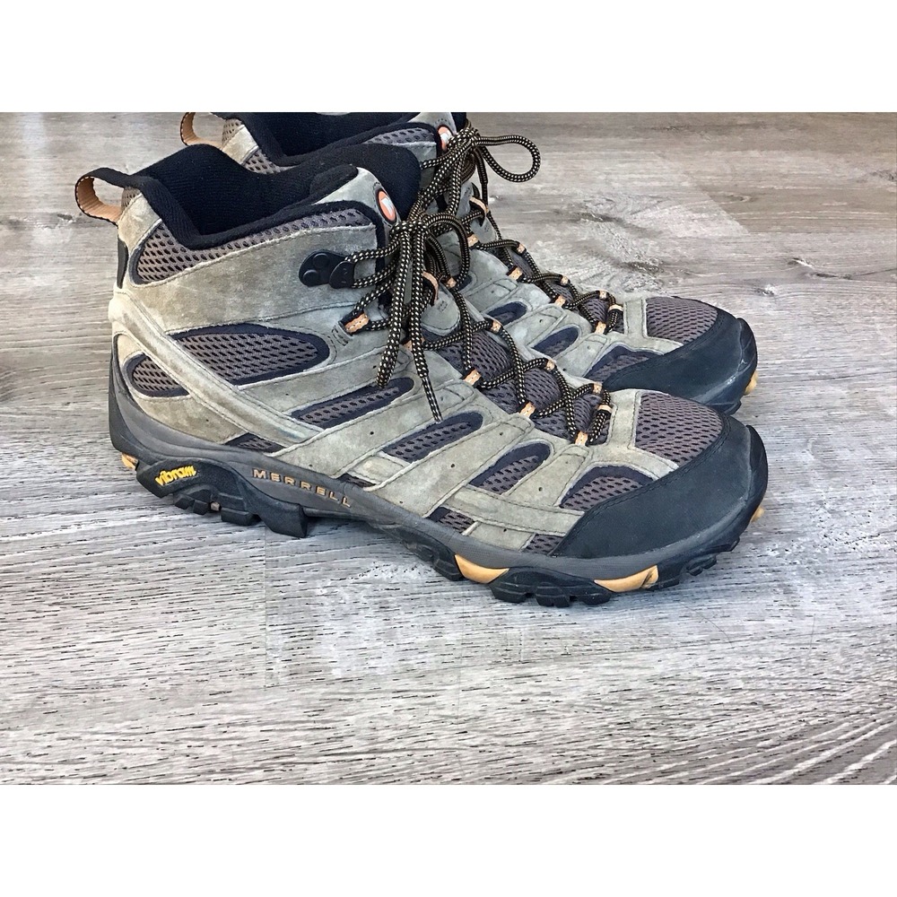 Merrell Moab 2 Vent Mid Men's Size 13 Hiking Boots Walnut J06045 Vibram Sole